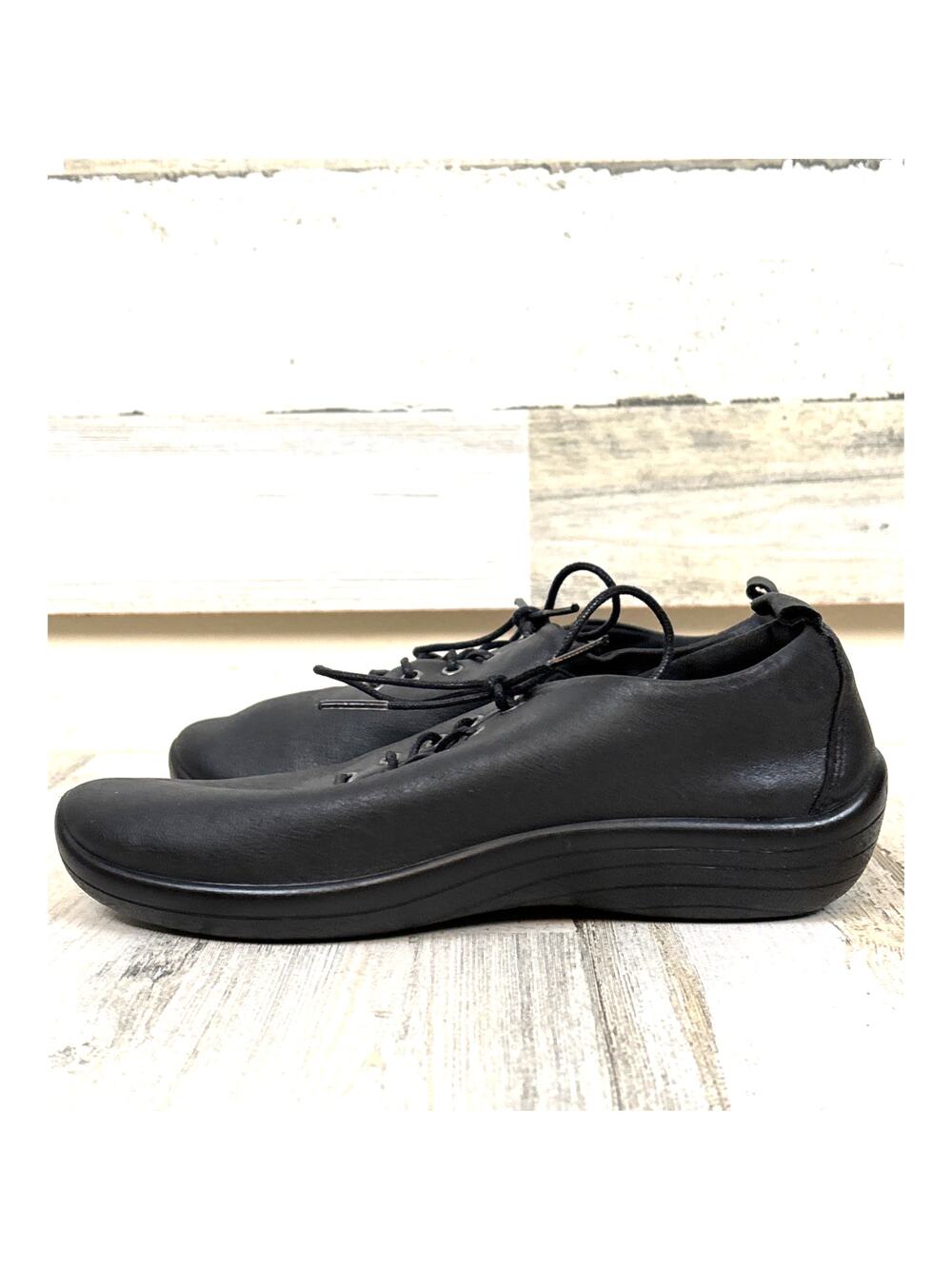 NEW  Arcopedico 37 Black Washable Comfort Shoes Arch Support Travel NEW